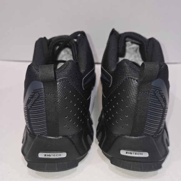 Reebok ZigTech Black Athletic Shoes - Picture 4 of 5